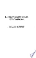 libro Los Costumbres De Los Ecuatorianos