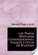 libro Los Poetas Mexicanos Contemporaneos