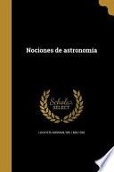 libro Spa Nociones De Astronomia