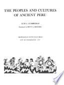 libro The Peoples And Cultures Of Ancient Peru
