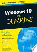 libro Windows 10 Para Dummies