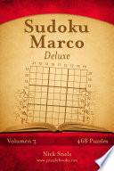 libro Sudoku Marco Deluxe   Volumen 3   468 Puzzles
