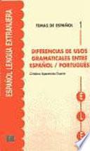 libro Diferencias De Usos Gramaticales Entre Español/portugués