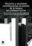 libro Discurso Y Sociedad