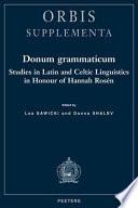 libro Donum Grammaticum