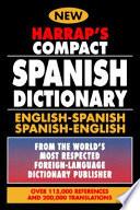 libro Harrap S Compact Spanish Dictionary