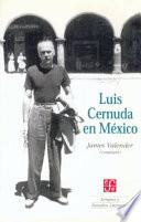 libro Luis Cernuda En México