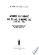 libro Orígenes Y Desarrollo Del Español En Puerto Rico