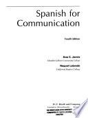 libro Spanish For Communication