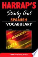 libro Spanish Vocabulary Study Aid