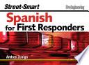 libro Street Smart Spanish For First Responders