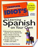 libro The Complete Idiot S Guide To Learning Spanish On Your Own
