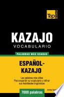 libro Vocabulario Español Kazajo   7000 Palabras Más Usadas