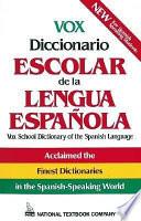 libro Vox Diccionario Escolar De La Lengua Española