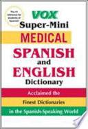libro Vox Super Mini Medical Spanish And English Dictionary