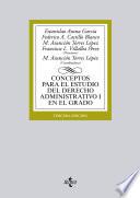 libro Conceptos Para El Estudio Del Derecho Administrativo I En El Grado