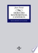 libro Derecho Matrimonial Canónico