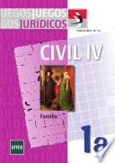 libro Juegos Jurídicos. Derecho Civil Iv: Familia No 1a