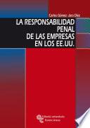 libro La Responsabilidad Penal De Las Empresas En Los Ee.uu.