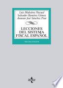 libro Lecciones Del Sistema Fiscal Español