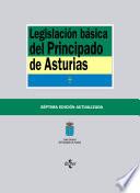 libro Legislación Básica Del Principado De Asturias