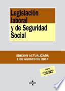 libro Legislación Laboral Y De Seguridad Social