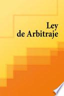 libro Ley De Arbitraje De España