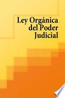 libro Ley Organica Del Poder Judicial