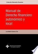 libro Manual De Derecho Financiero Autonómico Y Local
