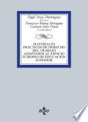 libro Materiales Prácticos De Derecho Del Trabajo Adaptados Al Espacio Europeo De Educación Superior