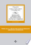 libro Mediación Y Resolución De Conflictos: Técnicas Y ámbitos