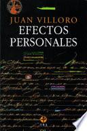 libro Efectos Personales