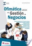 libro Ofimatica Aplicada A La Gestión De Negocios