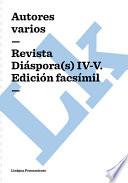 libro Revista Diaspora(s) Iv V. Edición Facsimil