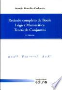 libro Reticulo Completo De Boole Logica Matematica Teoria De Conjuntos