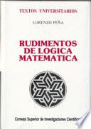 libro Rudimentos De Lógica Matemática