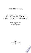 libro Cristina Guzmán, Profesora De Idiomas