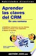 libro Aprender Las Claves Del Crm En Una Semana