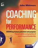 libro Coaching For Performance