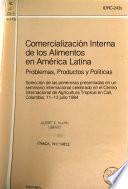 libro Comercialización Interna De Los Alimentos En América Latina