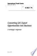 libro Converting Ldc Export Opportunities Into Business