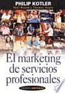 libro El Marketing De Servicios Profesionales