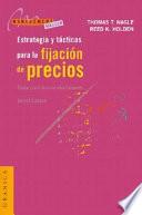 libro Estrategia Y Tácticas Para La Fijación De Precios