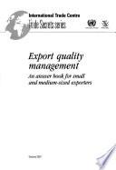 libro Export Quality Management