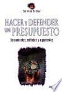 libro Hacer Y Defender Un Presupuesto