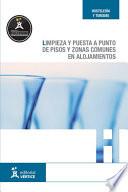 libro Limpieza Y Puesta A Punto De Pisos Y Zonas Comunes En Alojamientos