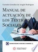 libro Manual De Actuación De Los Testigos Sociales