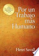 libro Por Un Trabajo Mas Humano