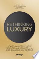 libro Rethinking Luxury