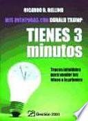 libro Tienes Tres Minutos